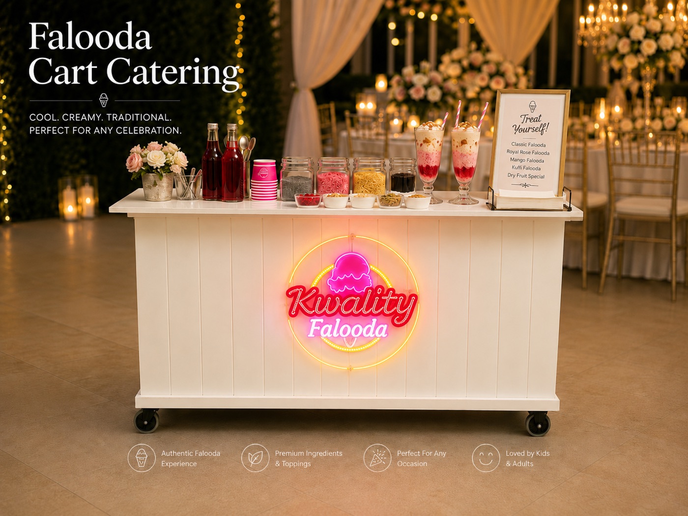 Falooda Cart — Kwality Ice Cream catering