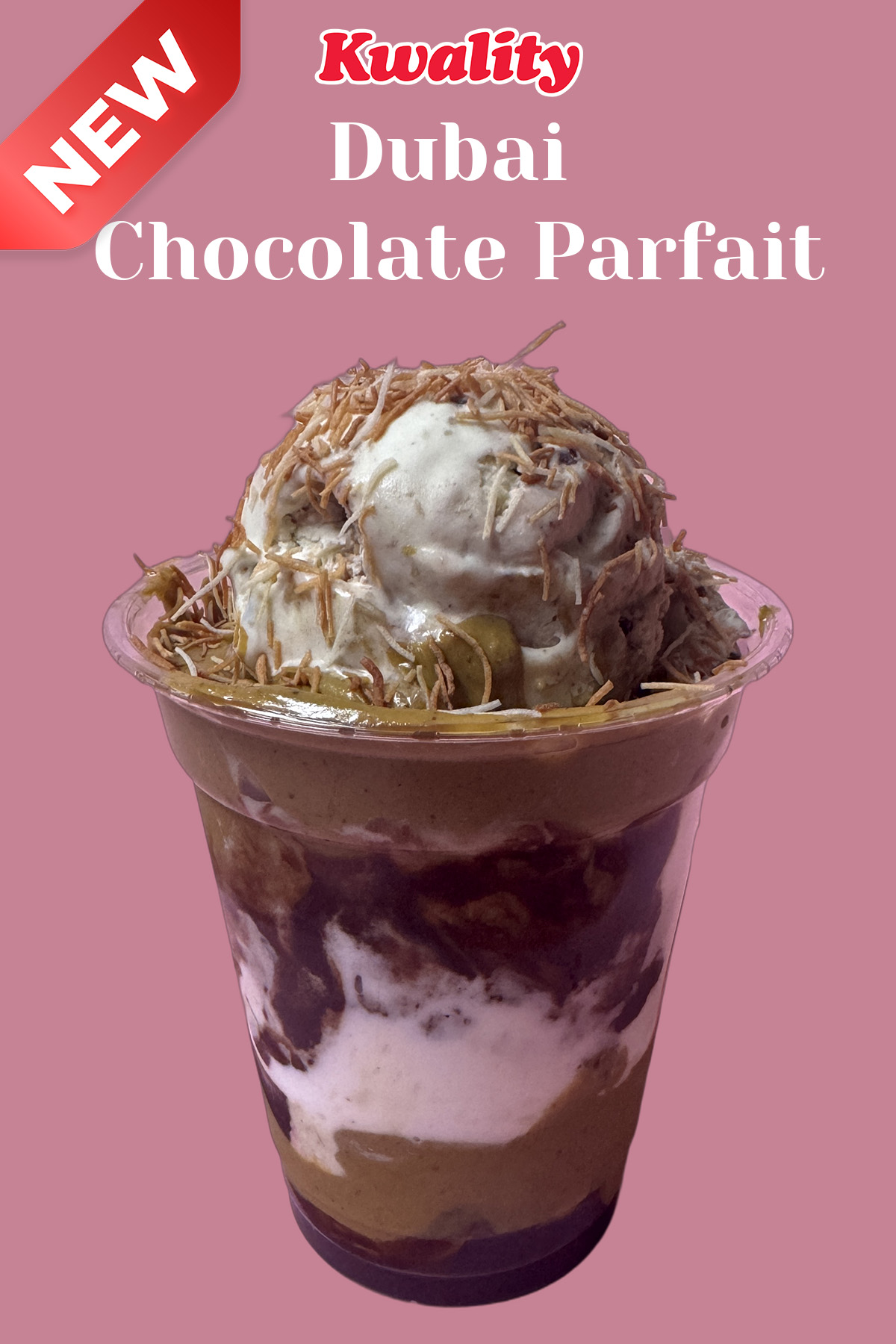 Dubai Chocolate Sundae at Kwality Ice Cream