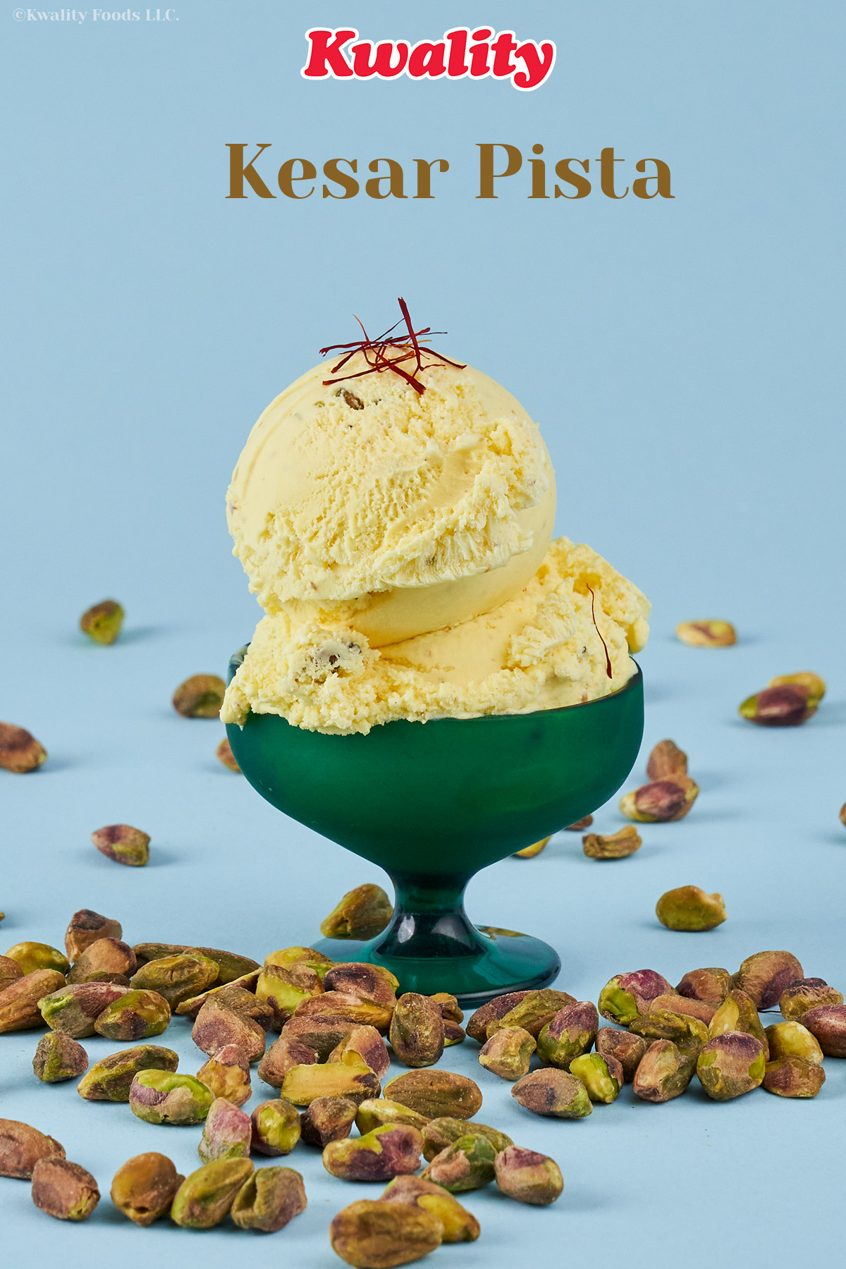 Kesar Pista at Kwality Ice Cream