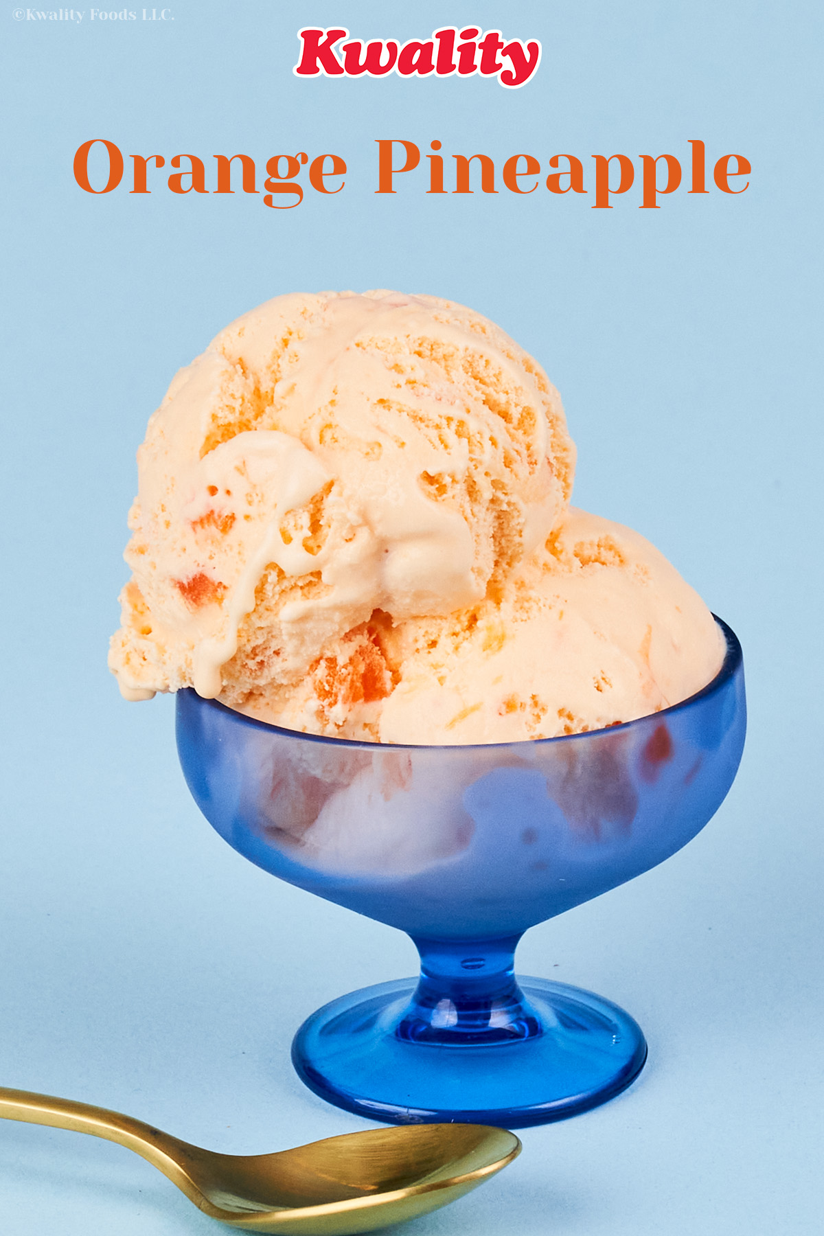 Orange Pineapple ice cream